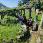Carema_Pellegrini sulla Via Francigena a Carema_Credits Archivio Turismo Torino e Provincia