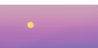 IL TRAMONTO DELLA LUNA SUL MARE